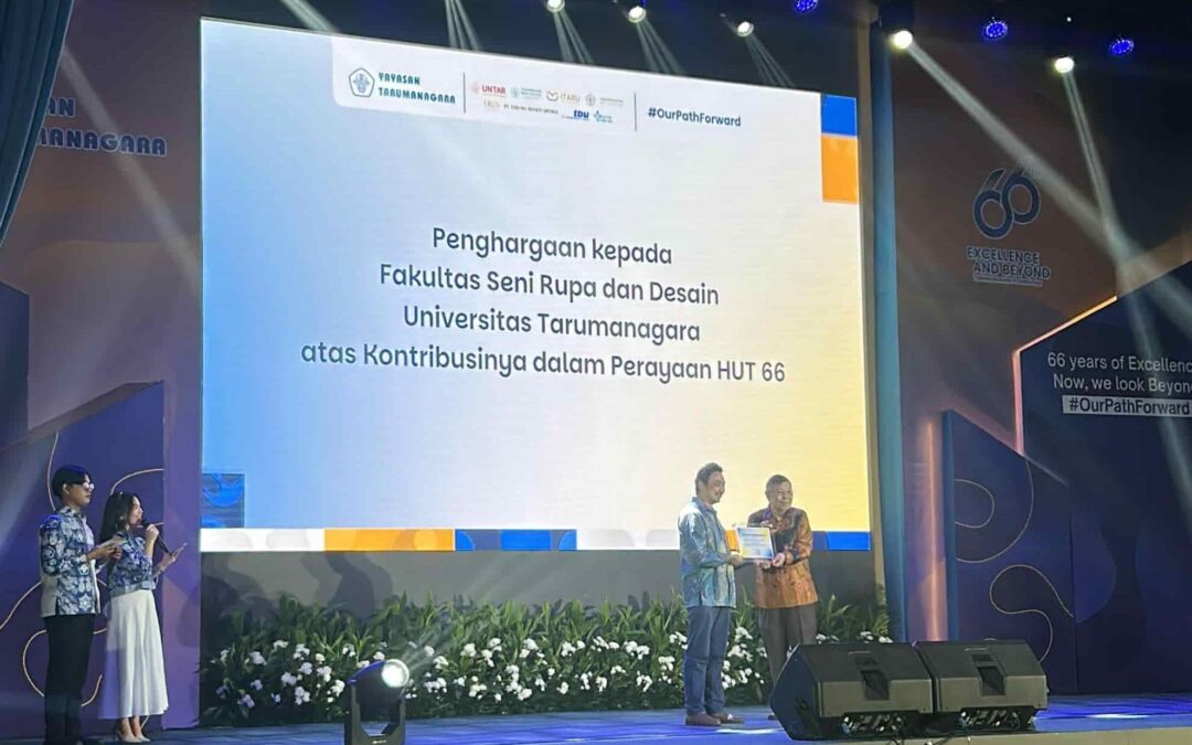 Kolaborasi Mahasiswa FSRD Untar Warnai Perayaan HUT ke-66 Yayasan Tarumanagara