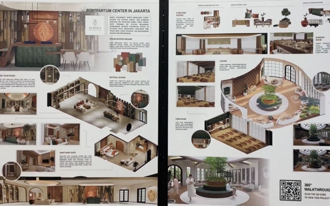 Avanea Confinement: Interpretasi The Nurture Heaven dalam Perancangan Postpartum Center Karya Tugas Akhir Mahasiswa Desain Interior Untar