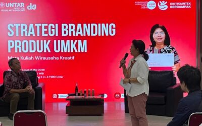 Strategi Branding Produk UMKM Jadi Bahasan Kuliah Umum Wirausaha Kreatif DKV Untar